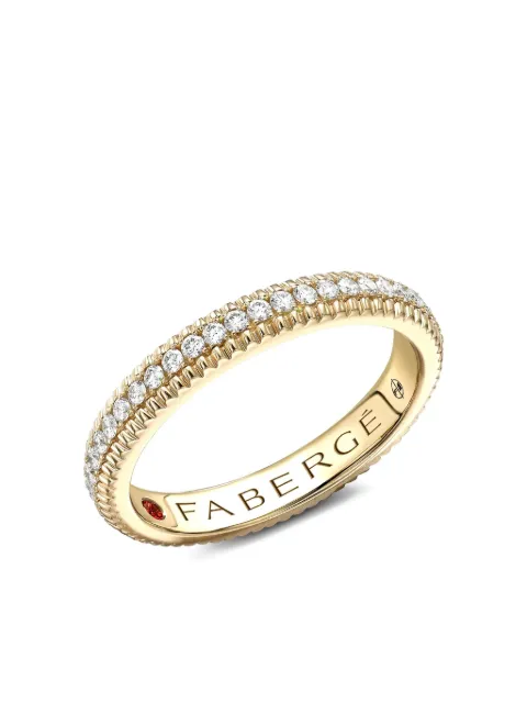 Fabergé 18K yellow gold Colours Of Love diamond ring