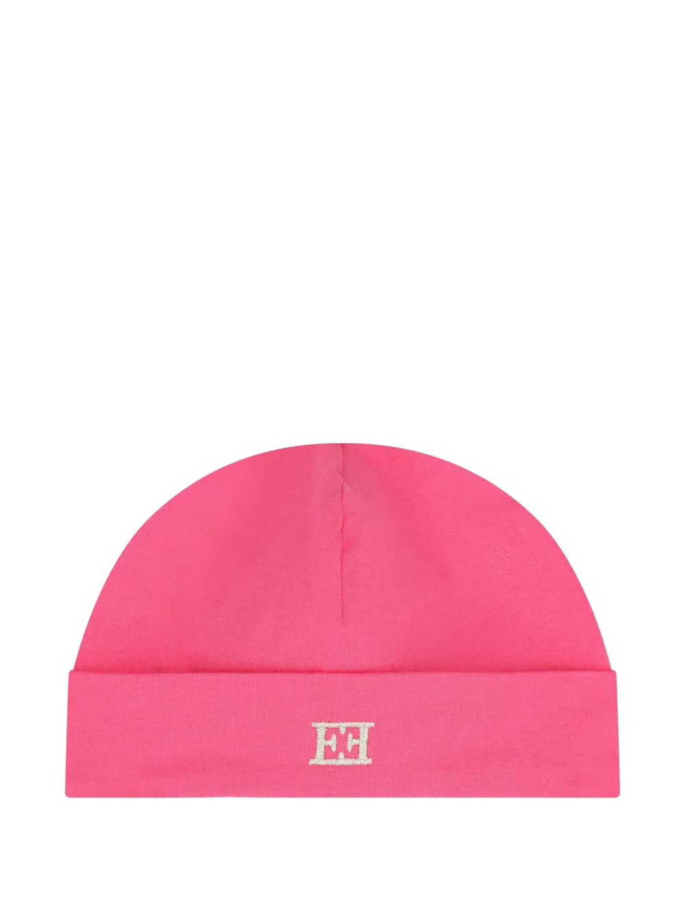Escada Kids logo-embroidery beanie hat | Pink | Image 1
