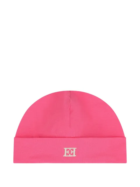 Escada Kids logo-embroidery beanie hat