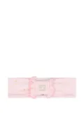 Escada Kids ruffled heart-print headband - Pink