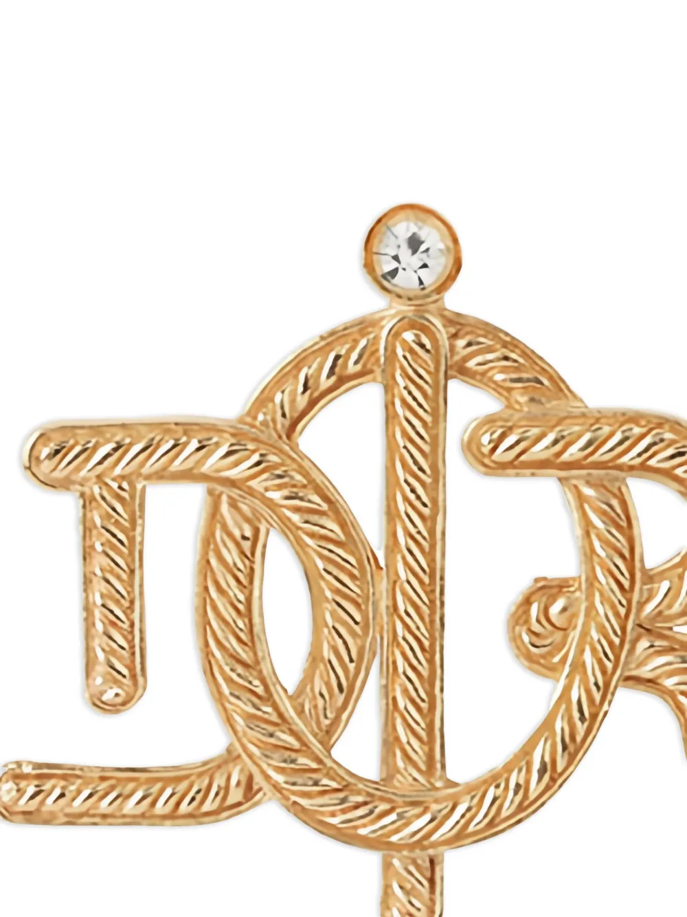 Christian Dior Pre-Owned 2000s CD-logo earrings | Image 2