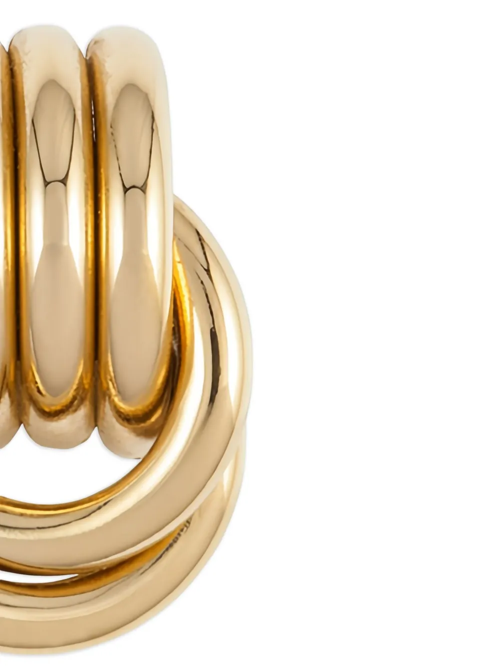 Givenchy Pre-Owned 1980s tubular knot earrings | Image 2