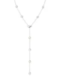 Susan Caplan Vintage 2000s lariat freshwater-pearl necklace - Neutrals