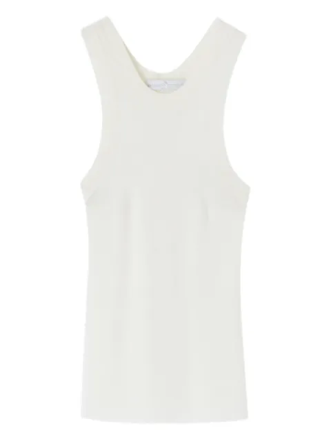 Ermanno Scervino camiseta tejida de canalé con cuello halter