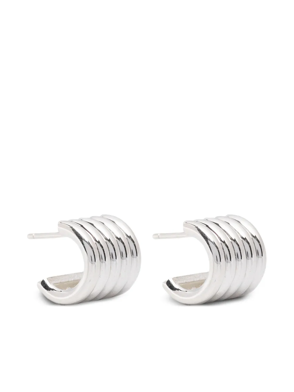 Déhanche small Hollyhock earrings - Argento