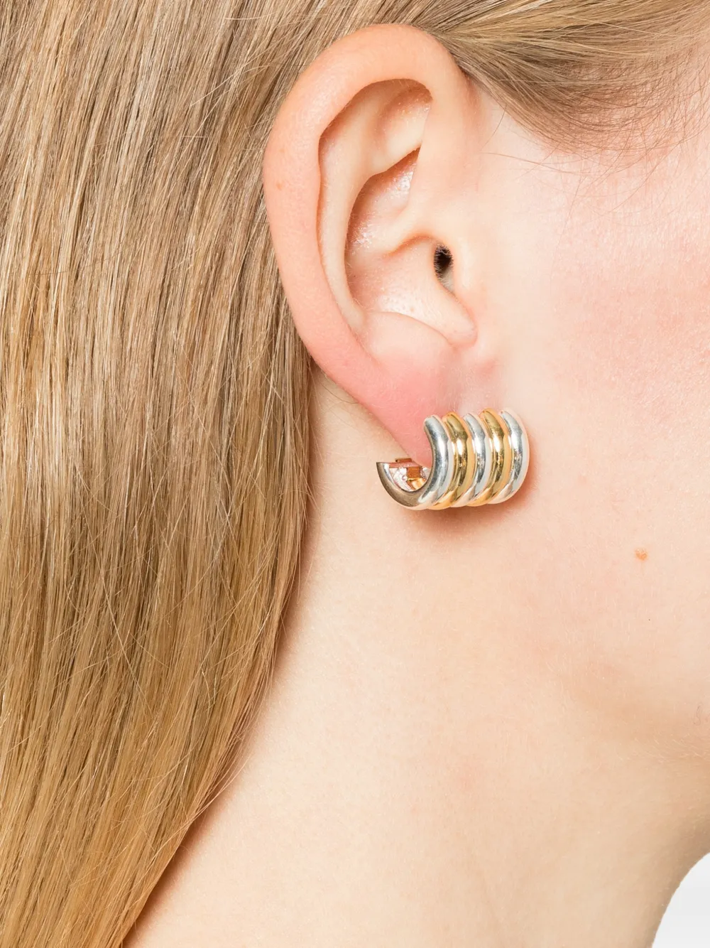 Déhanche medium Hollyhock earrings - Zilver