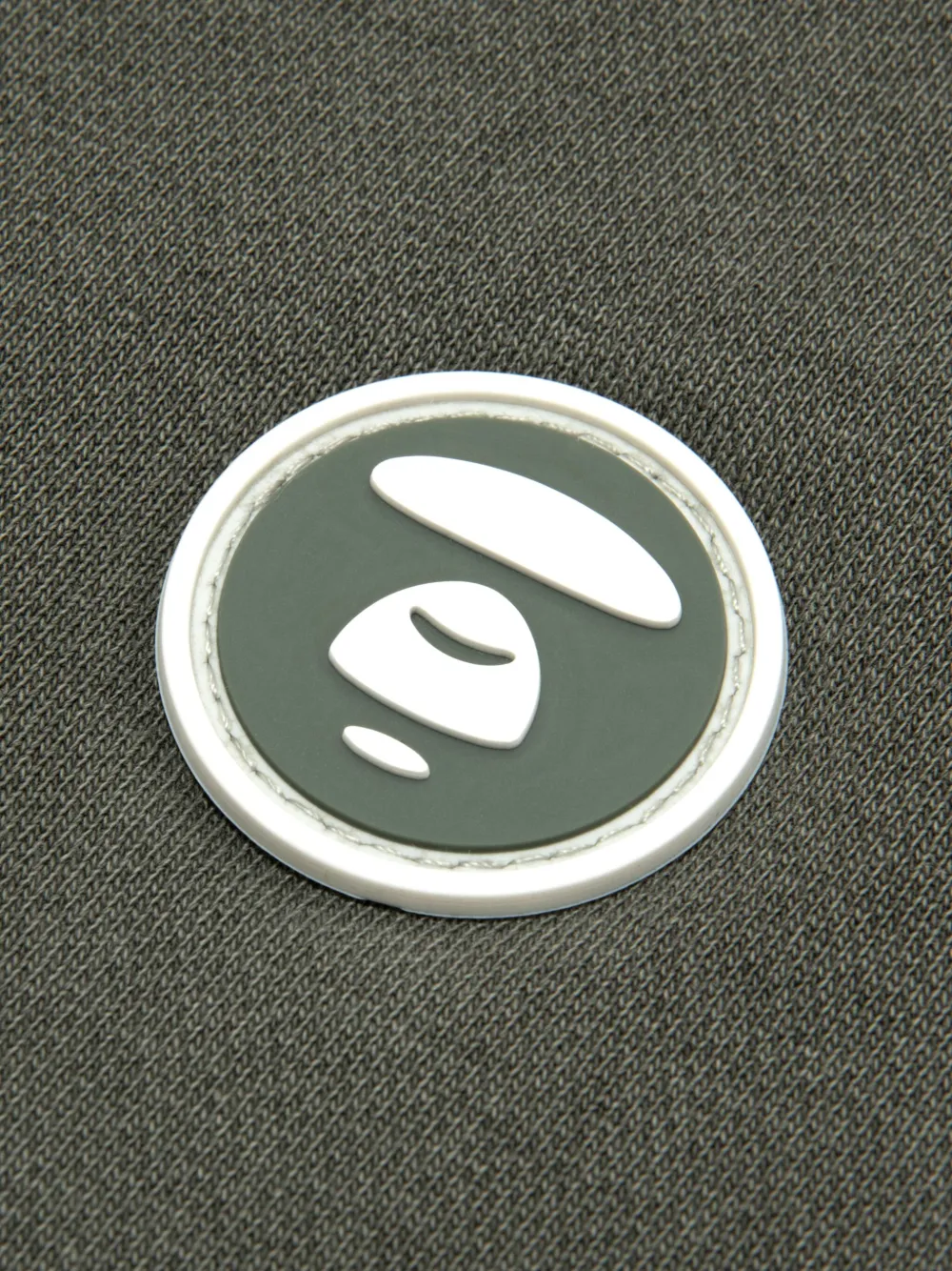 AAPE BY *A BATHING APE Sweater met logopatch Groen