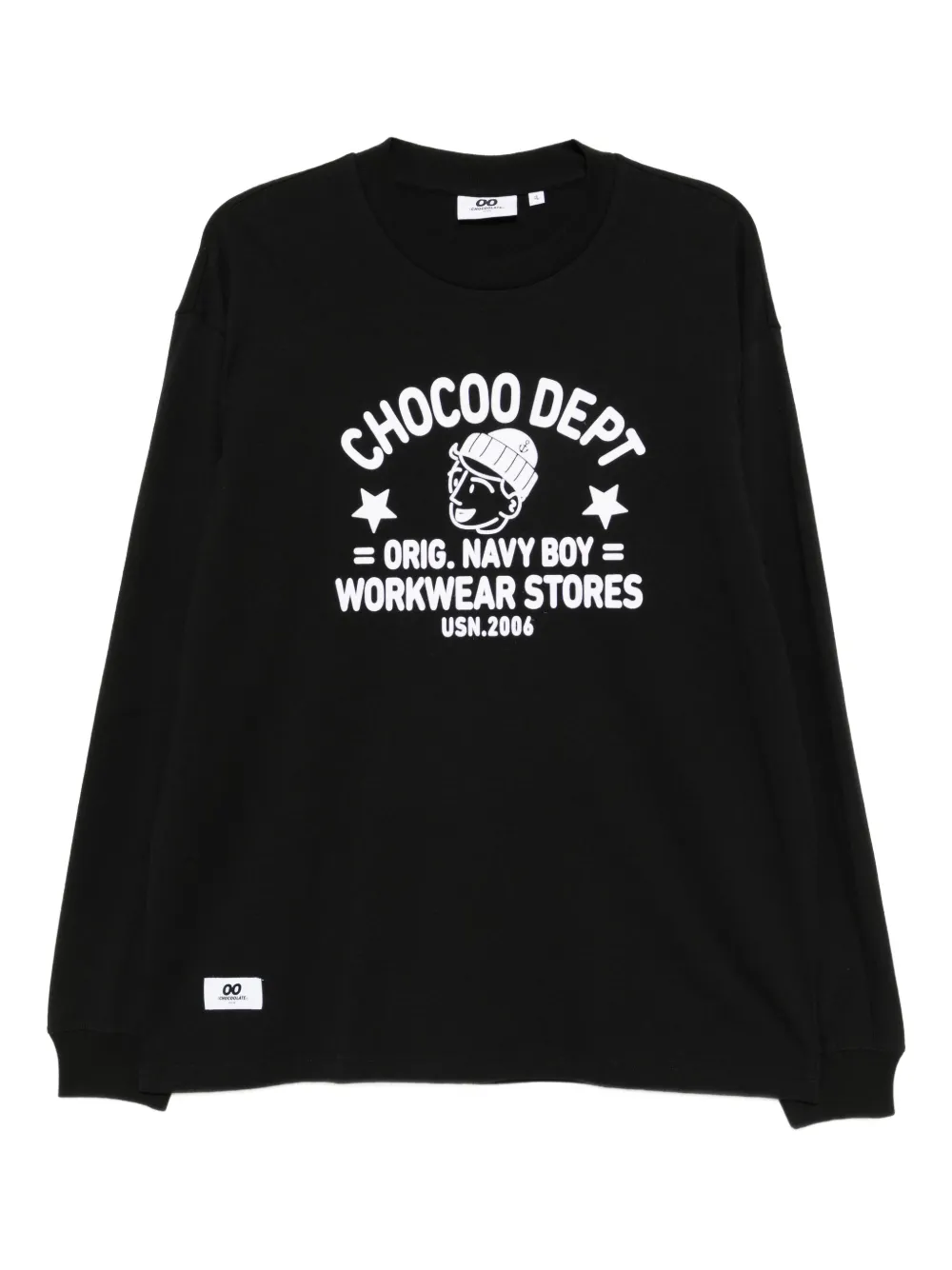 Chocoolate Graphic-print T-shirt In Black