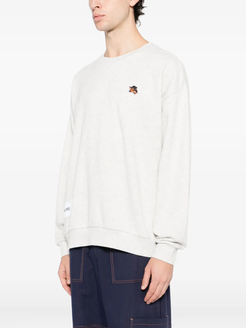 Izzue Logo-embroidered Sweatshirt In Gray