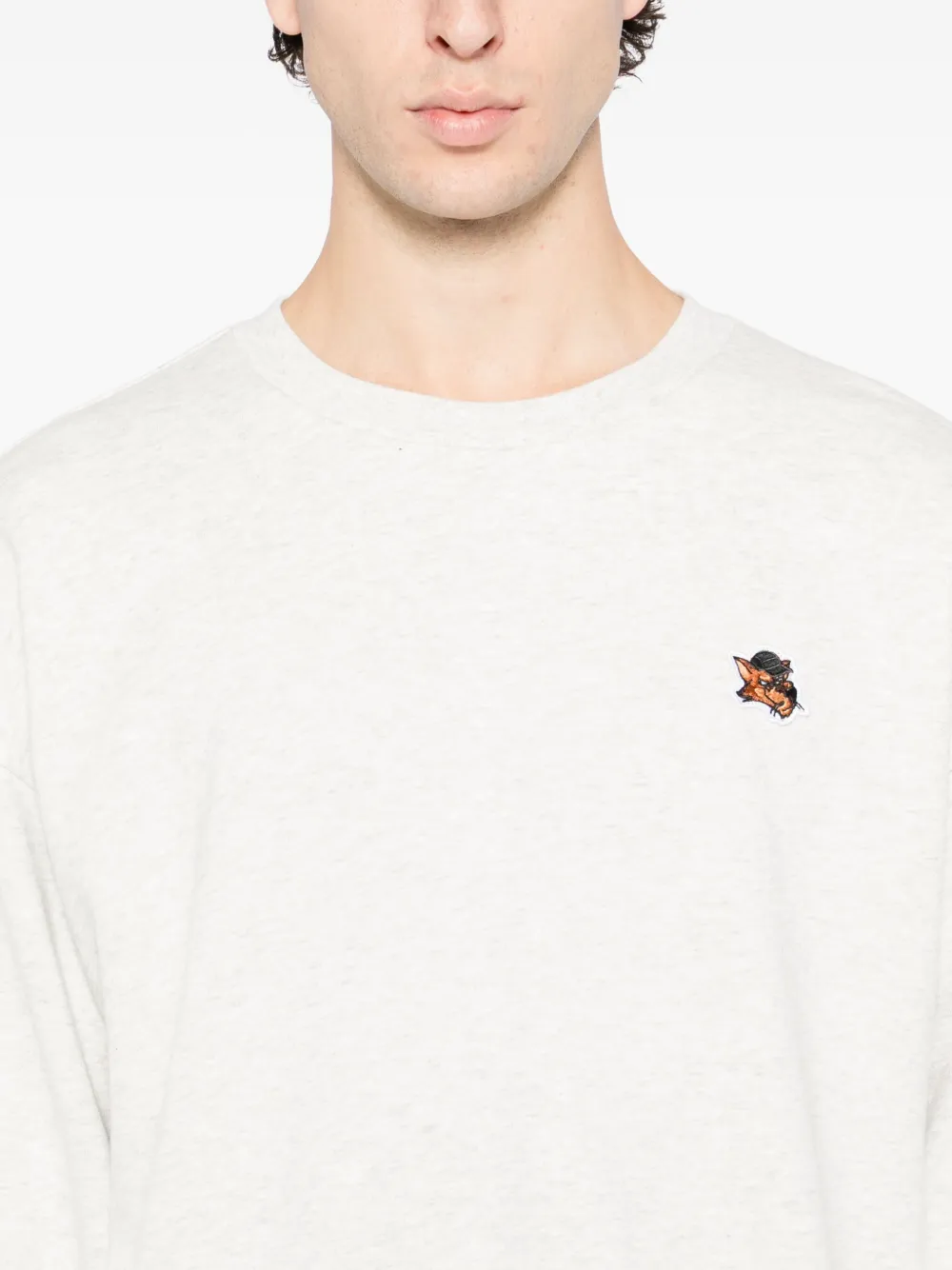 Izzue Logo-embroidered Sweatshirt In Gray