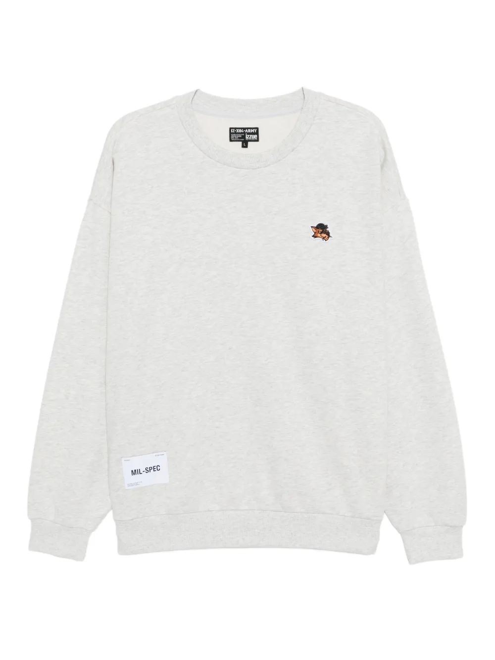 Izzue Logo-embroidered Sweatshirt In Gray