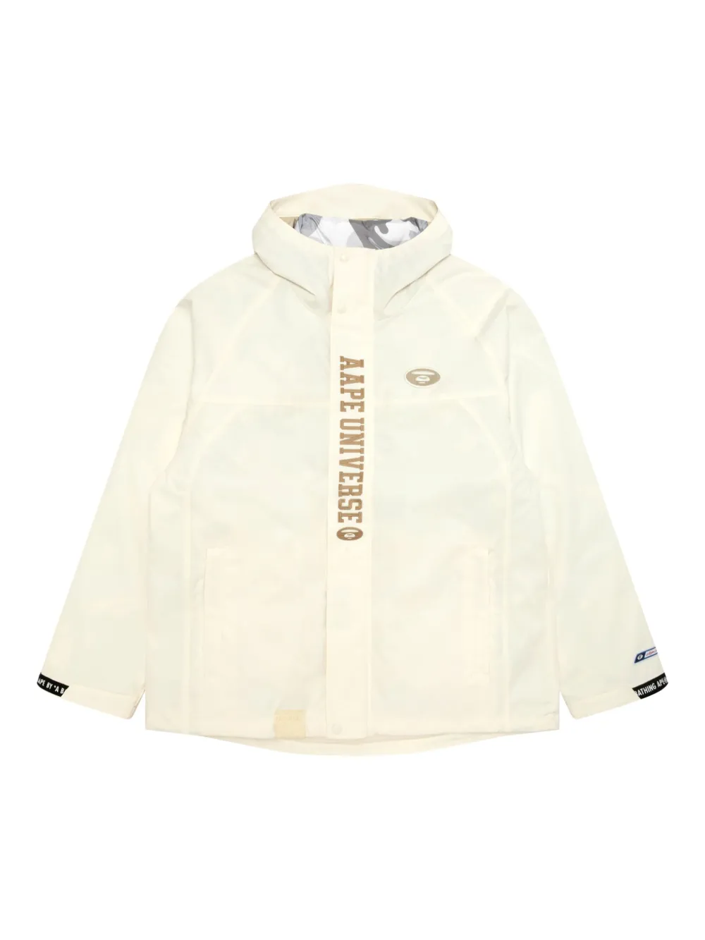 AAPE BY *A BATHING APE® long-sleeve puffer jacket | White | Image 1