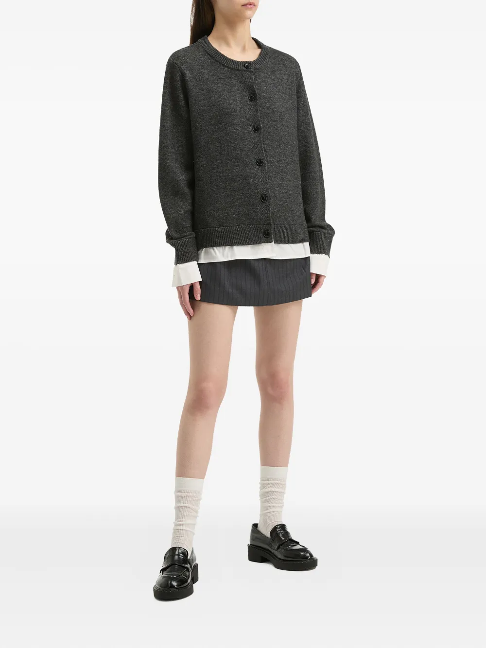 b+ab layered buttoned cardigan | Cardigans | Image 2