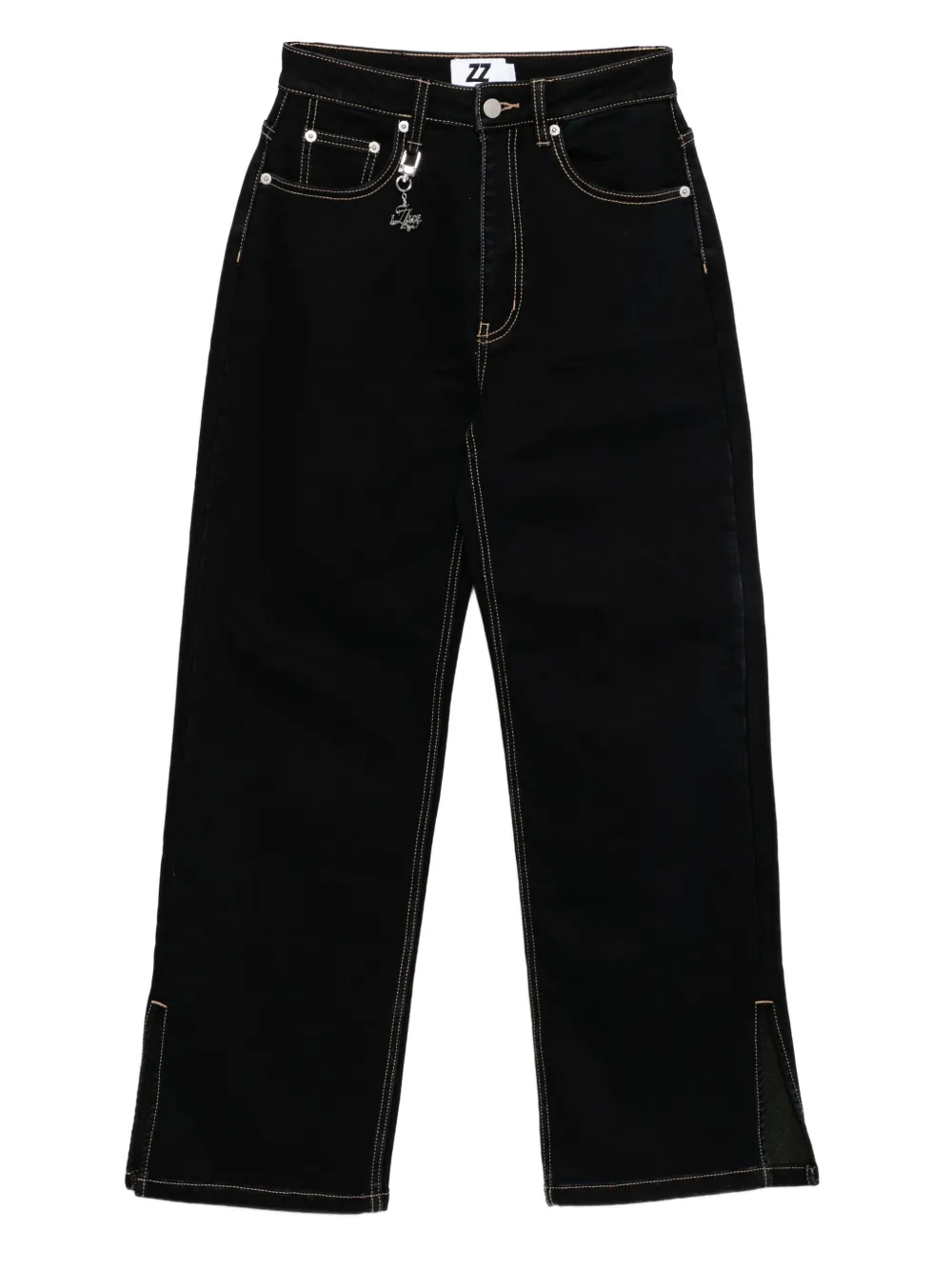 izzue logo-chain jeans | Blue | Image 1