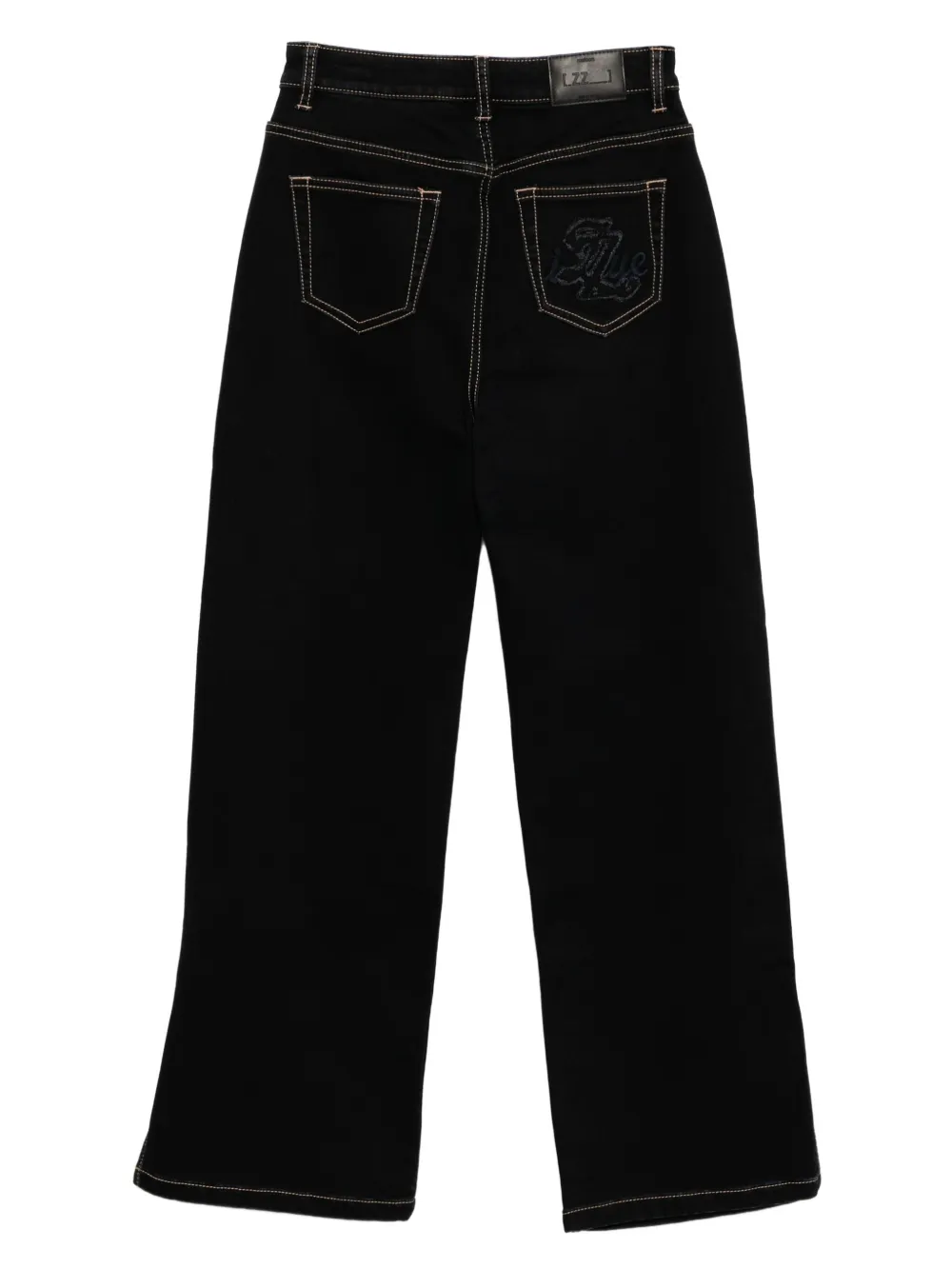 Izzue Jeans met logoketting - Blauw