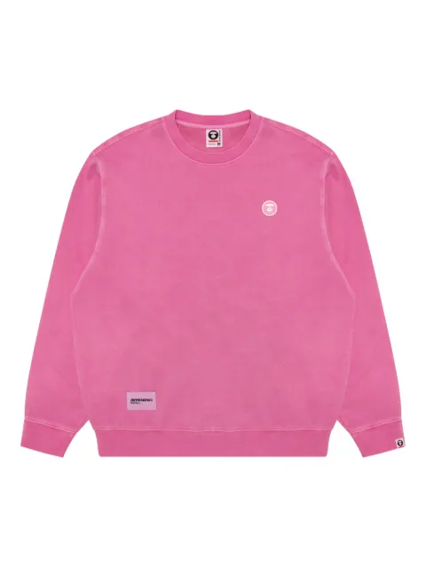 AAPE BY *A BATHING APE® logo-detail cotton sweatshirt