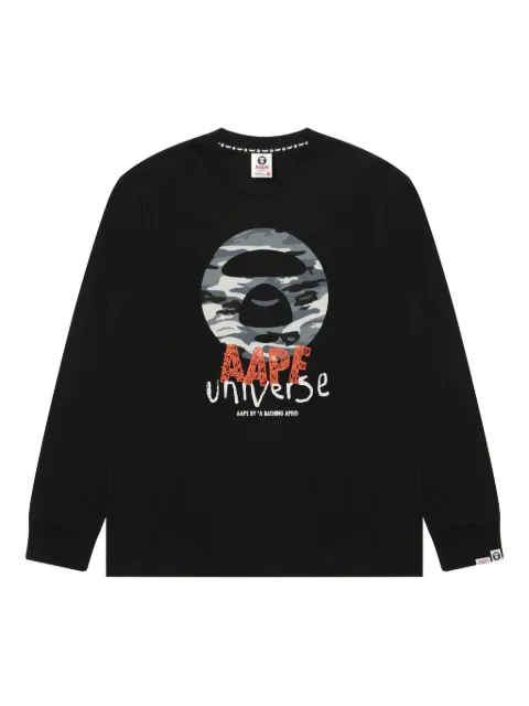 AAPE BY *A BATHING APE® crew-neck long-sleeve sweatshirt