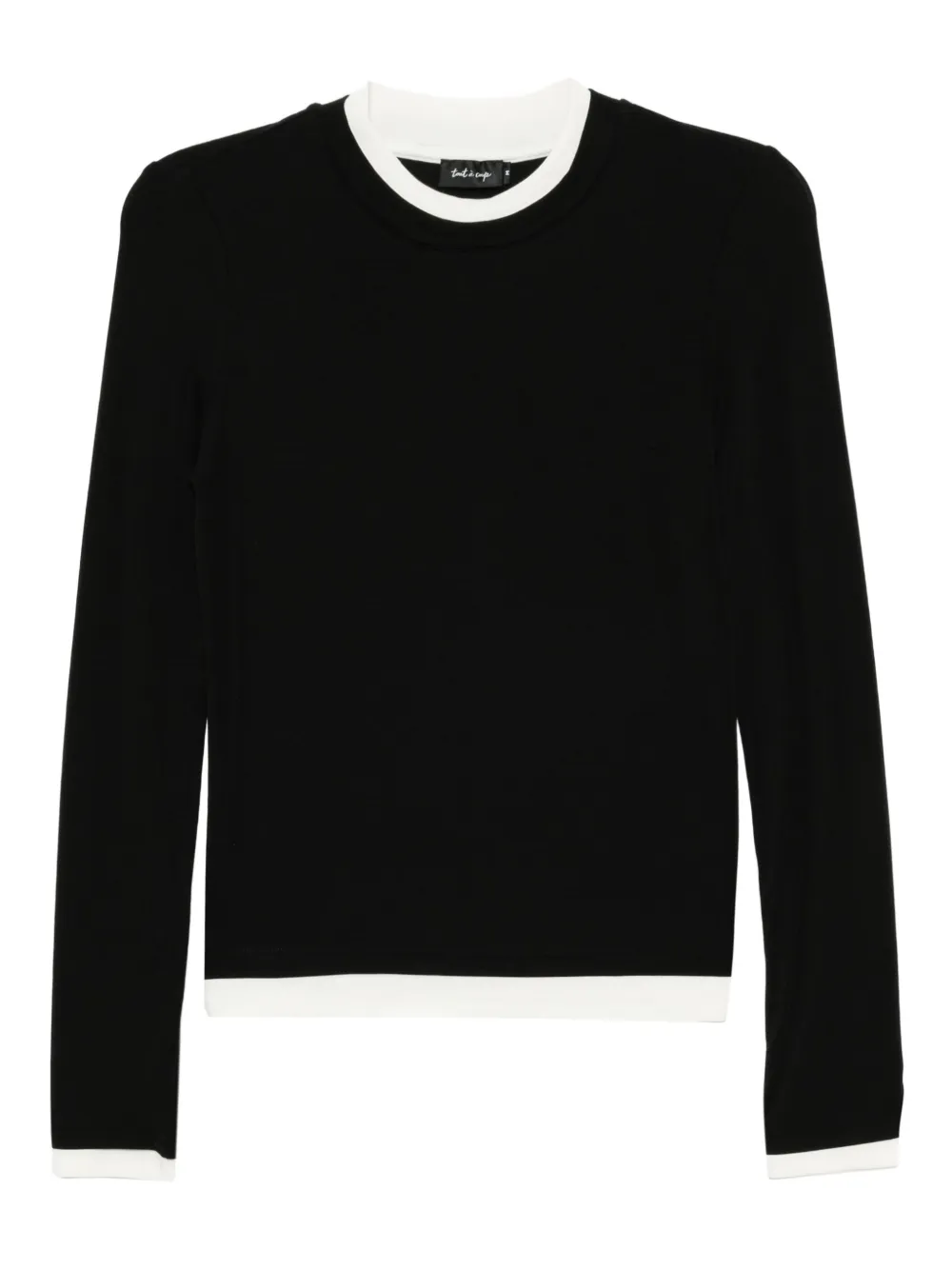 Tout A Coup Layered T-shirt In Black
