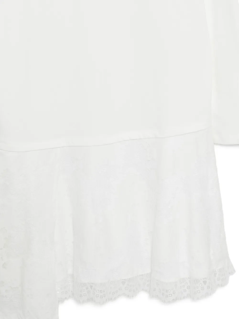 Tout A Coup Patchwork Dress In White