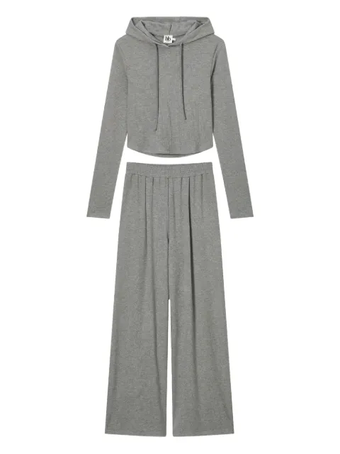 b+ab hooded ribbed tracksuit