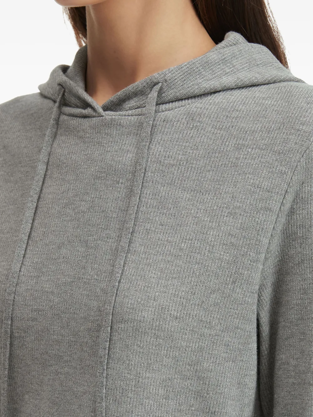 b+ab Geribbeld trainingspak met capuchon Grijs