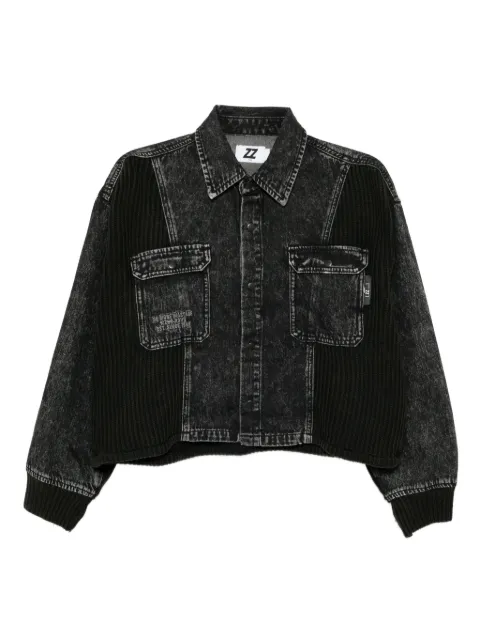 izzue logo-embroidered jacket