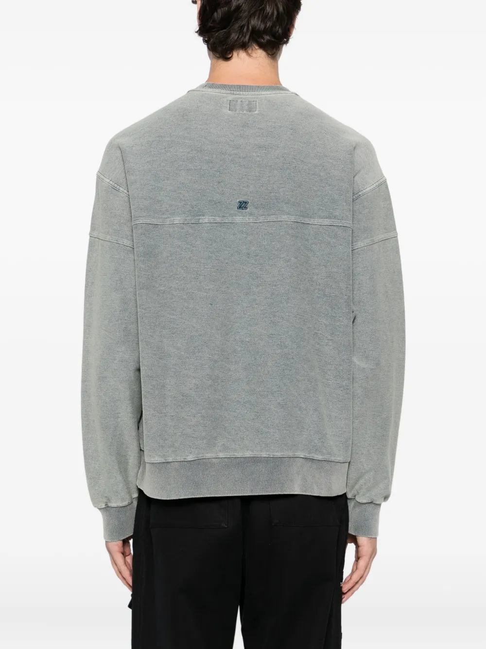 izzue Trui verfraaid met logo Blauw