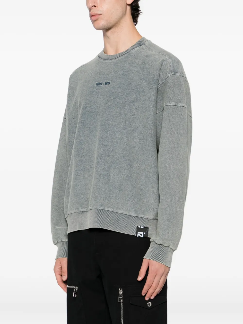 izzue Trui verfraaid met logo Blauw