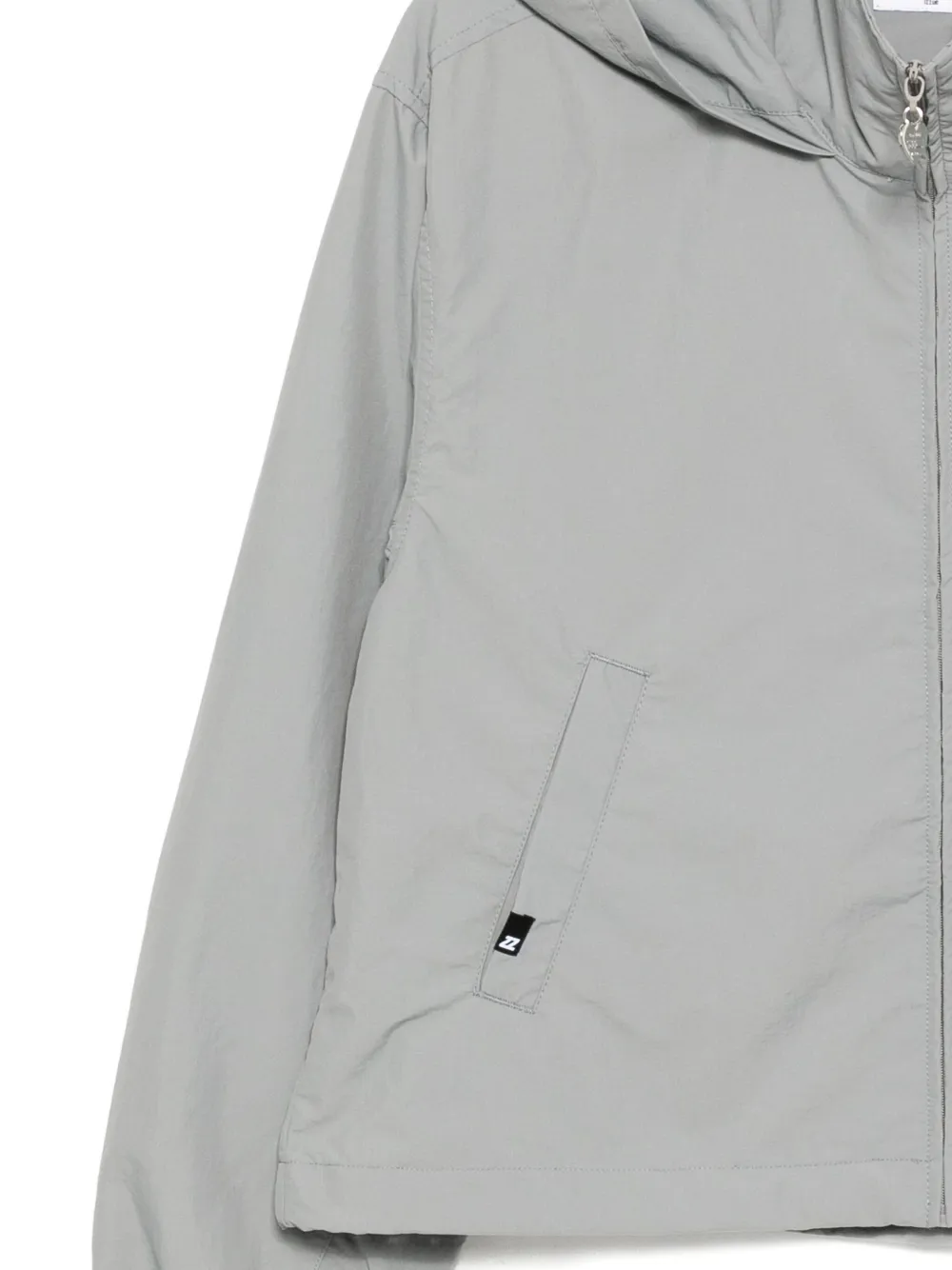 Izzue Crinkle Jacket In Gray