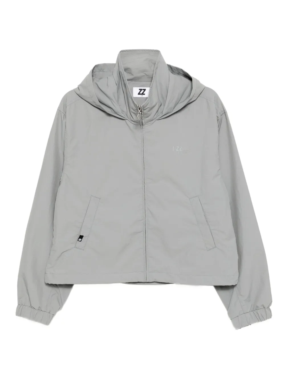 Izzue Crinkle Jacket In Gray