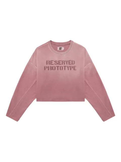 izzue sudadera corta con estampado