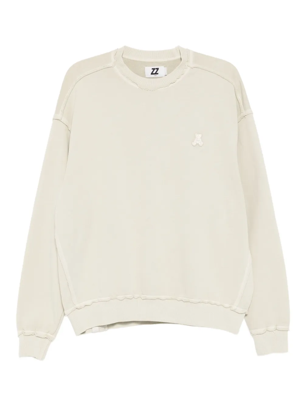 Izzue Bear Motif Sweater In Multi