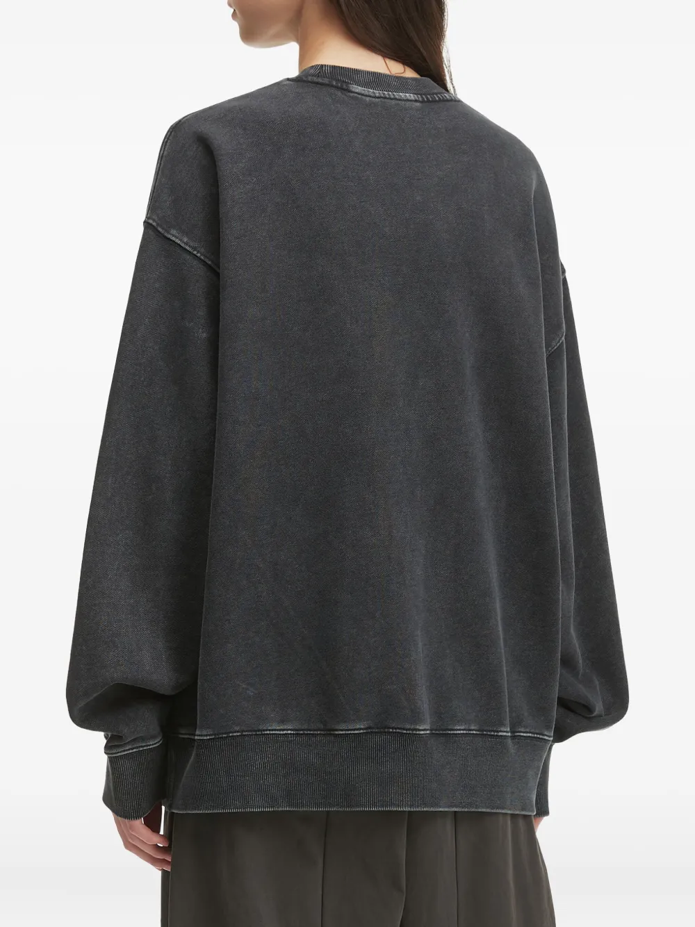 Tout A Coup Dog-print Sweatshirt In Black