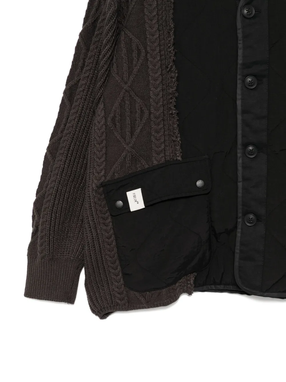 FIVE CM Jack met logopatch Zwart