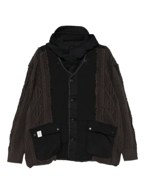 FIVE CM logo-patch jacket