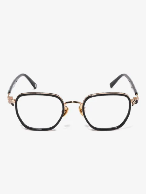 A BATHING APE® shark-motif round glasses 
