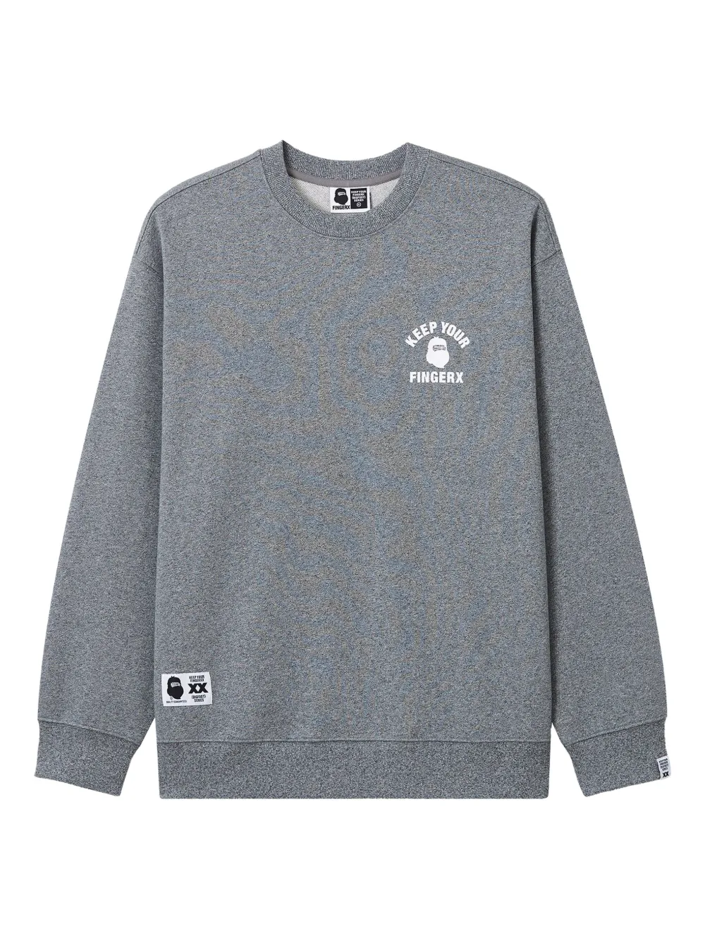 FINGERCROXX cotton sweatshirt | Grey | Image 1