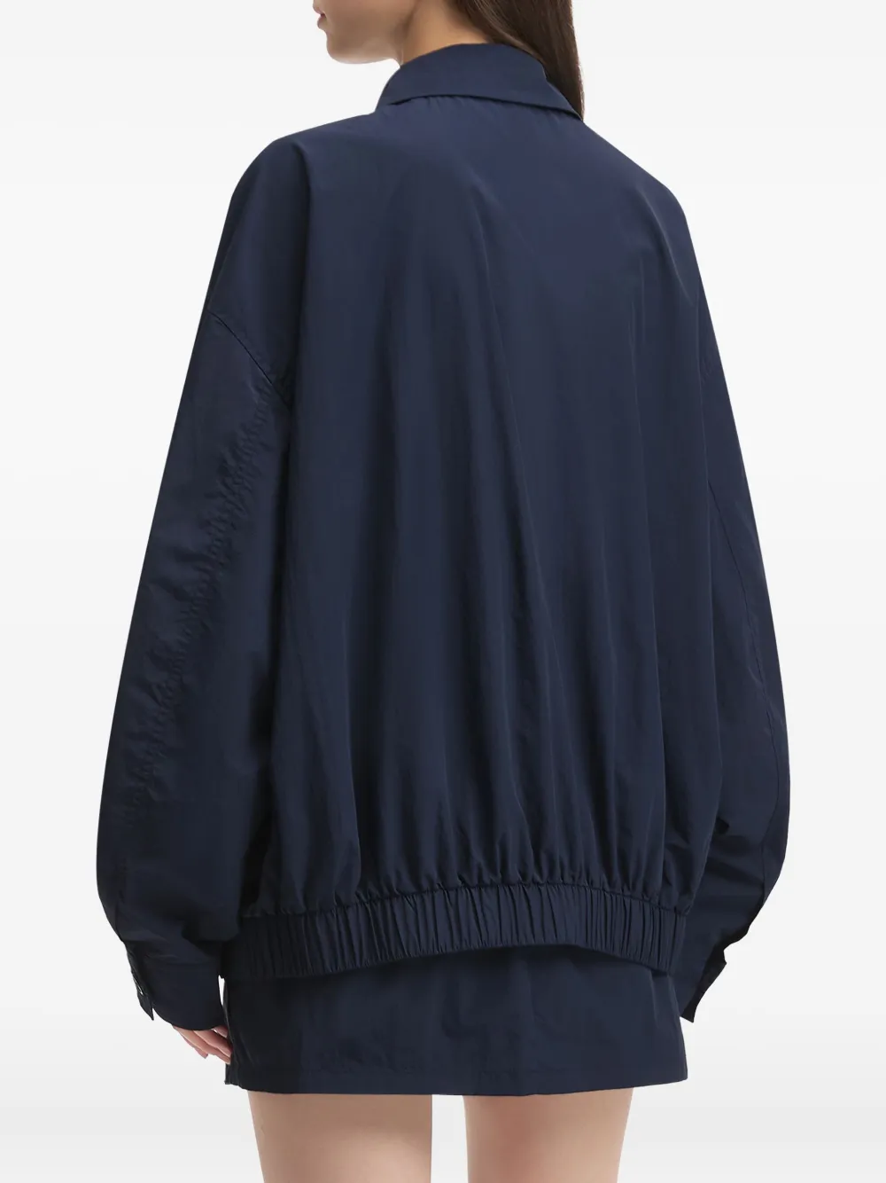 B+ab Jacket Skirt Set In Blue