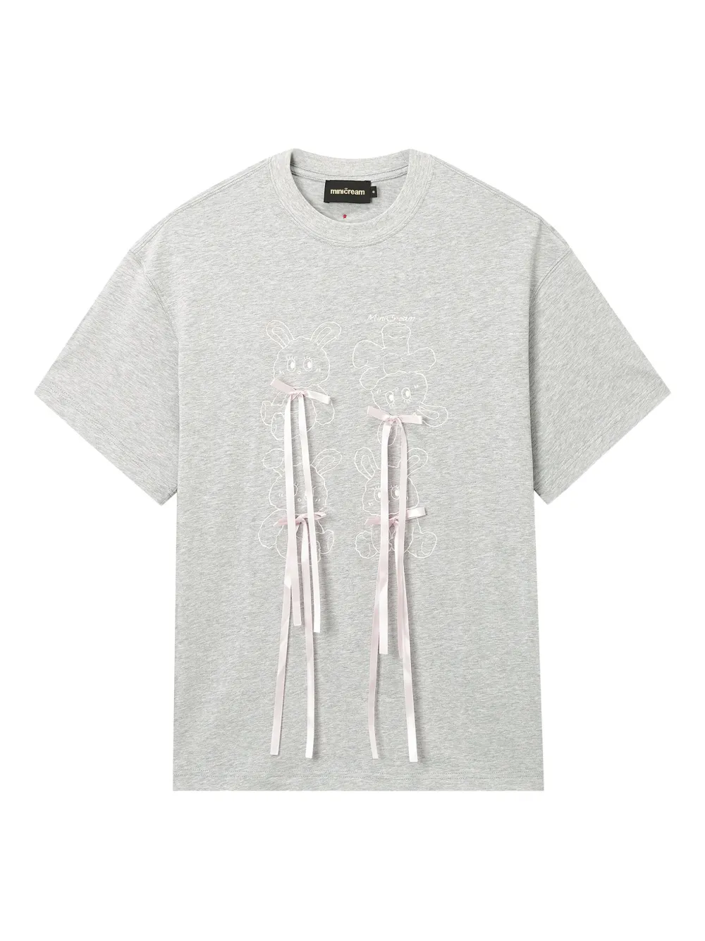 Mini Cream playera Rabbit | gris | Image 1