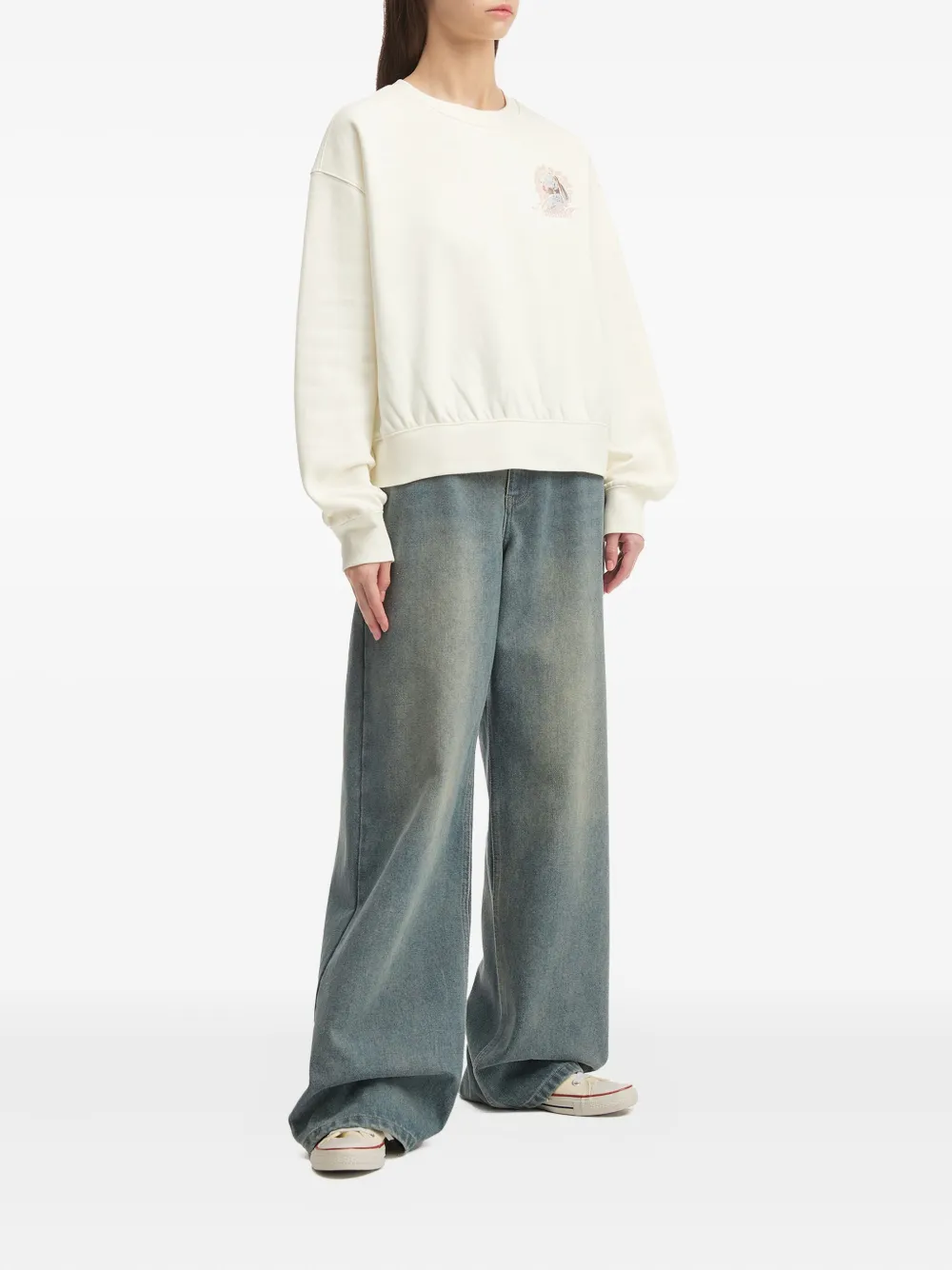 Musium Div. pearl-embellishment sweatshirt | Sweaters | Image 2