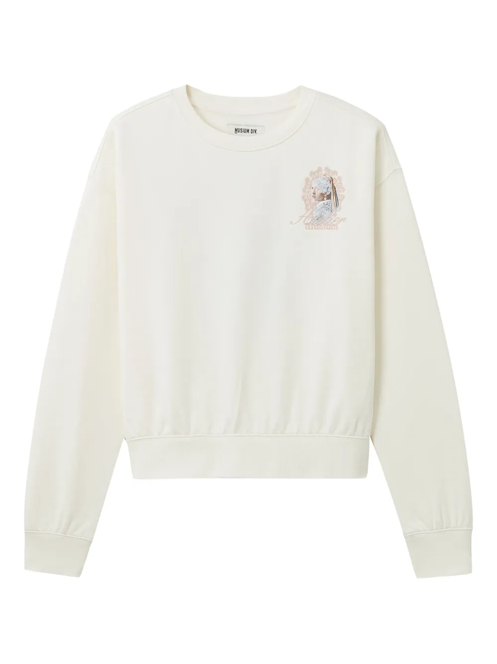 Musium Div. Pearl-embellishment Sweatshirt In Neutral