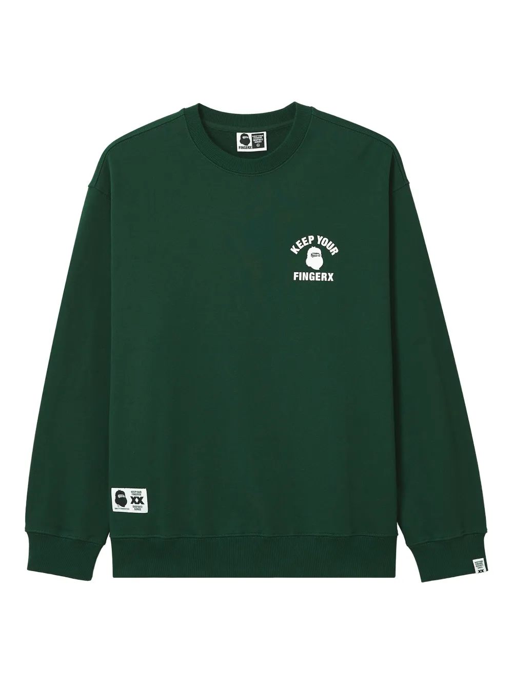 FINGERCROXX graphic sweatshirt | Green | Image 1