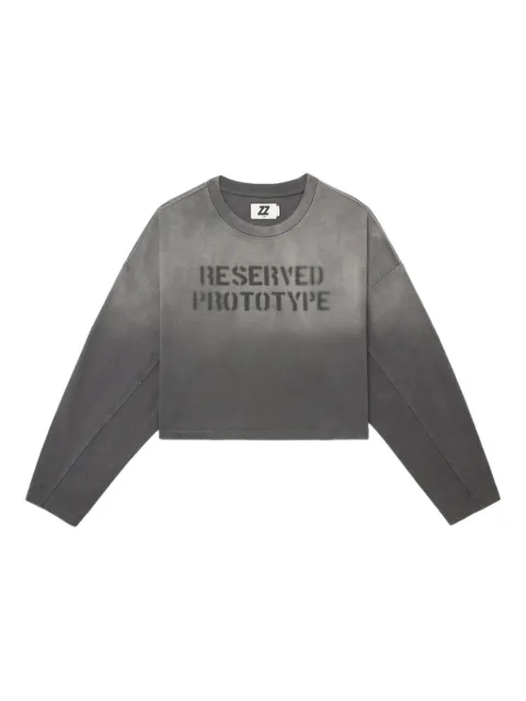izzue sudadera con estampado de letras