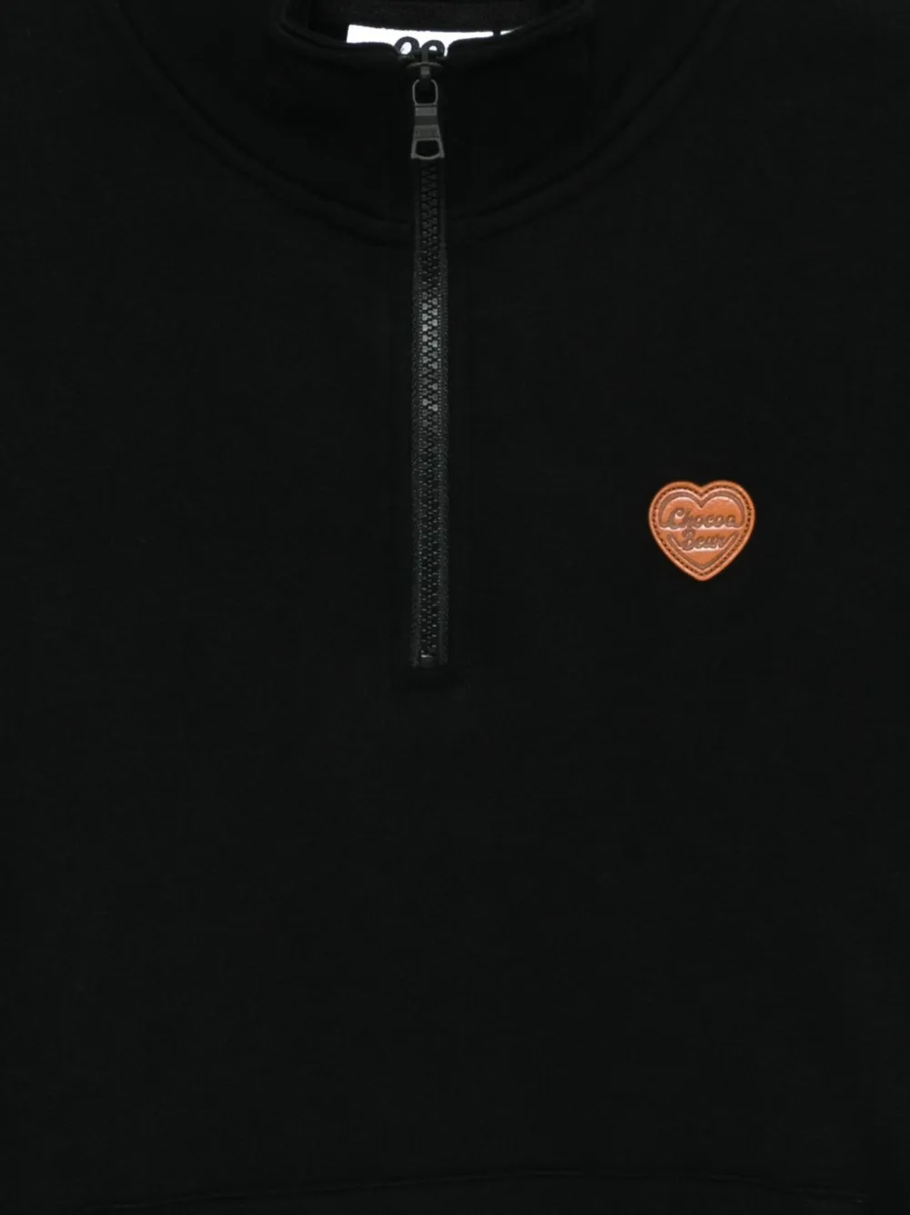 CHOCOOLATE Sweater met logopatch Zwart