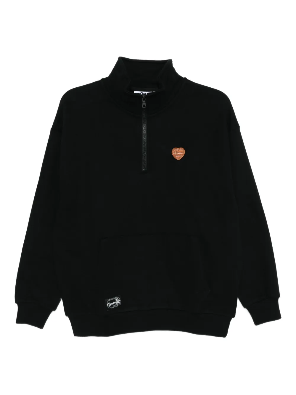 CHOCOOLATE logo-patched sweatshirt | Black | Image 1
