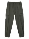 FINGERCROXX cargo-pocket elasticated trousers - Green
