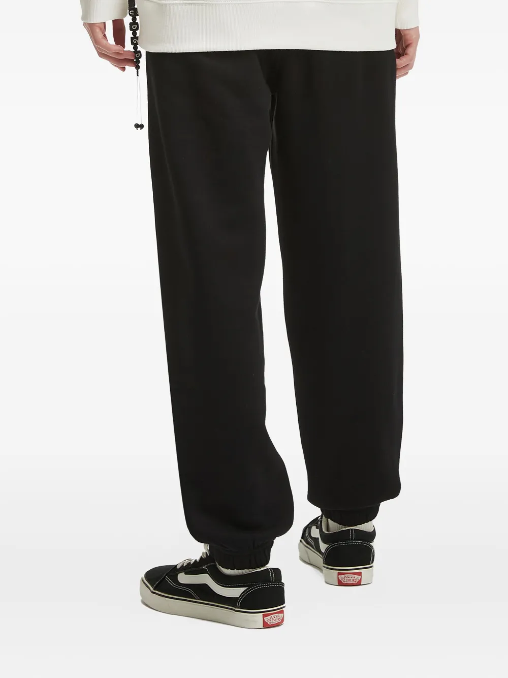 Fingercroxx Cuffed Sweatpants In Black