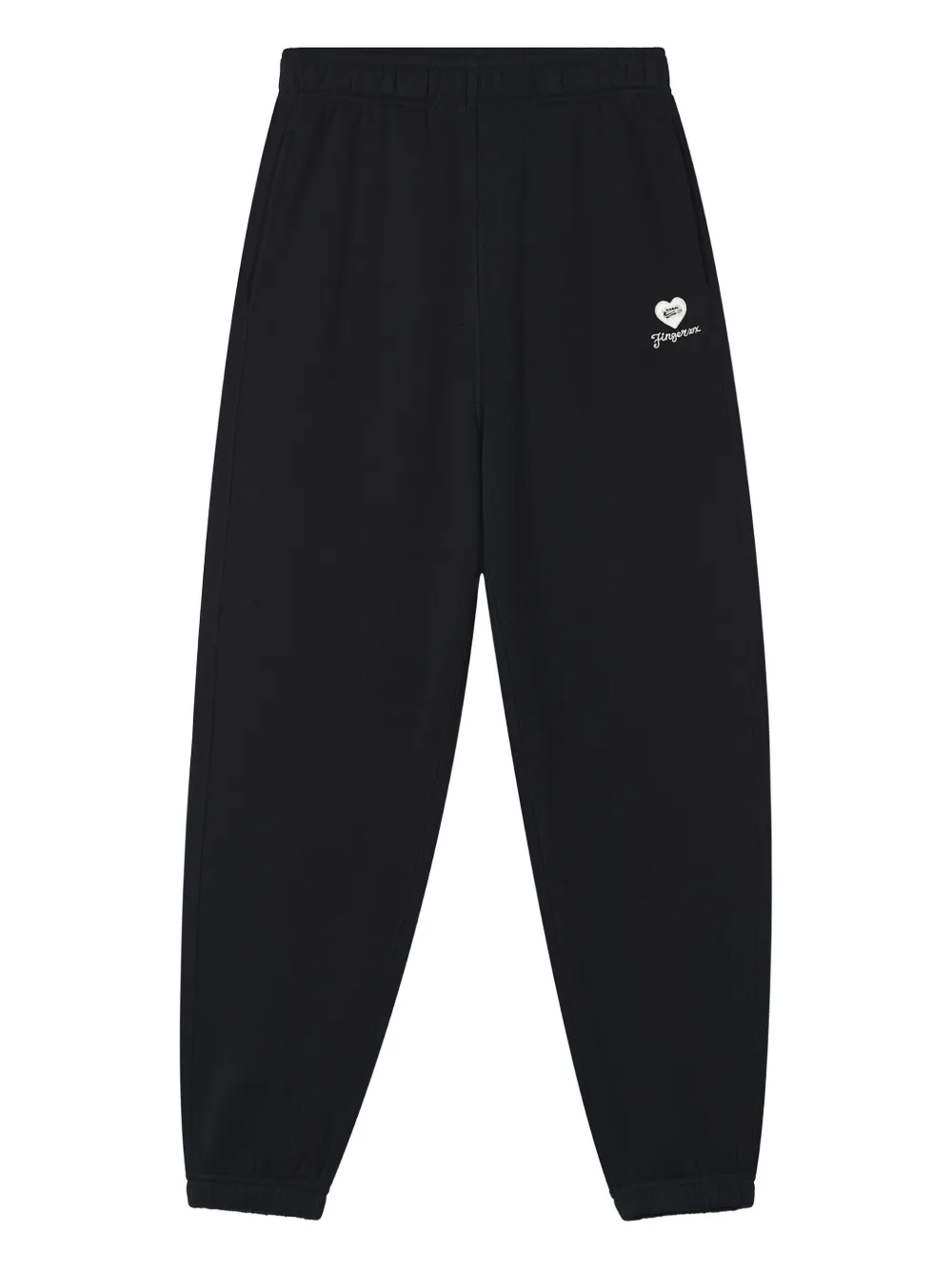 Fingercroxx Cuffed Sweatpants In Black