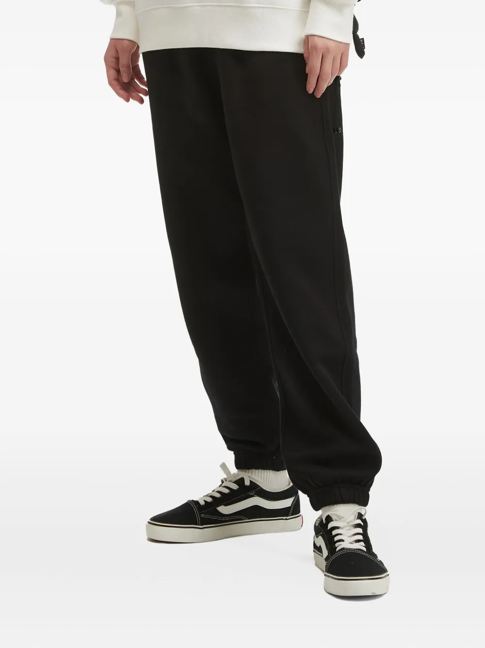 Fingercroxx Cuffed Sweatpants In Black