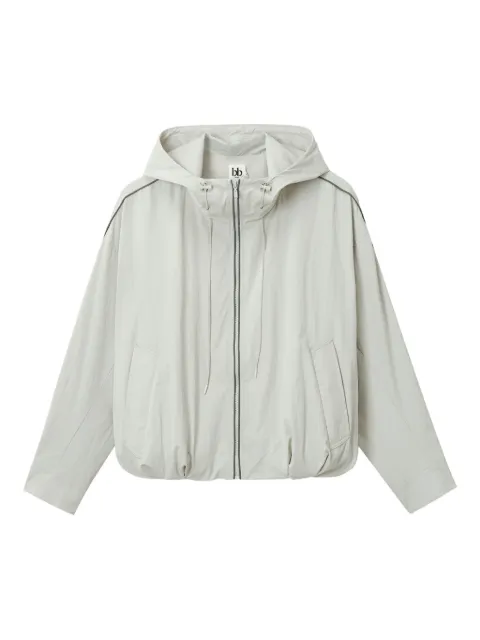 b+ab hooded piped-trim jacket